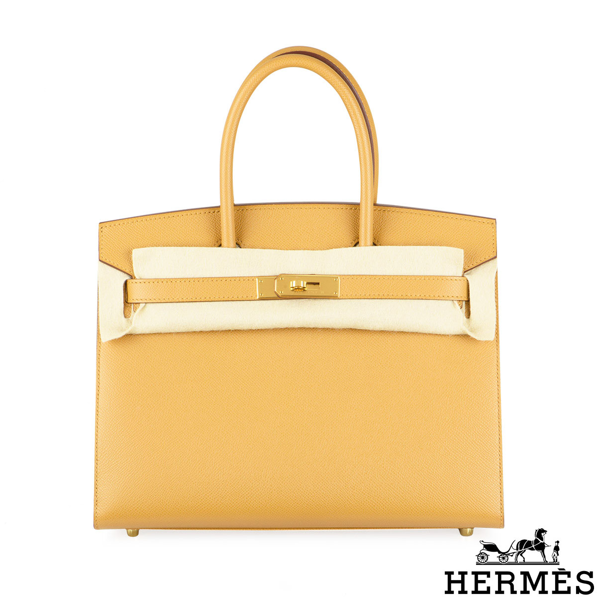HERMES Birkin BLACK 30cm EPSOM gold 30 togo bag purse 2016 handbag